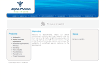 Tablet Screenshot of alpha-pharma.com